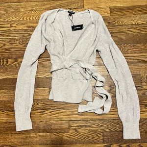 Express wrap sweater, NWT